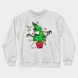 Evil Christmas Tree Crewneck Sweatshirt